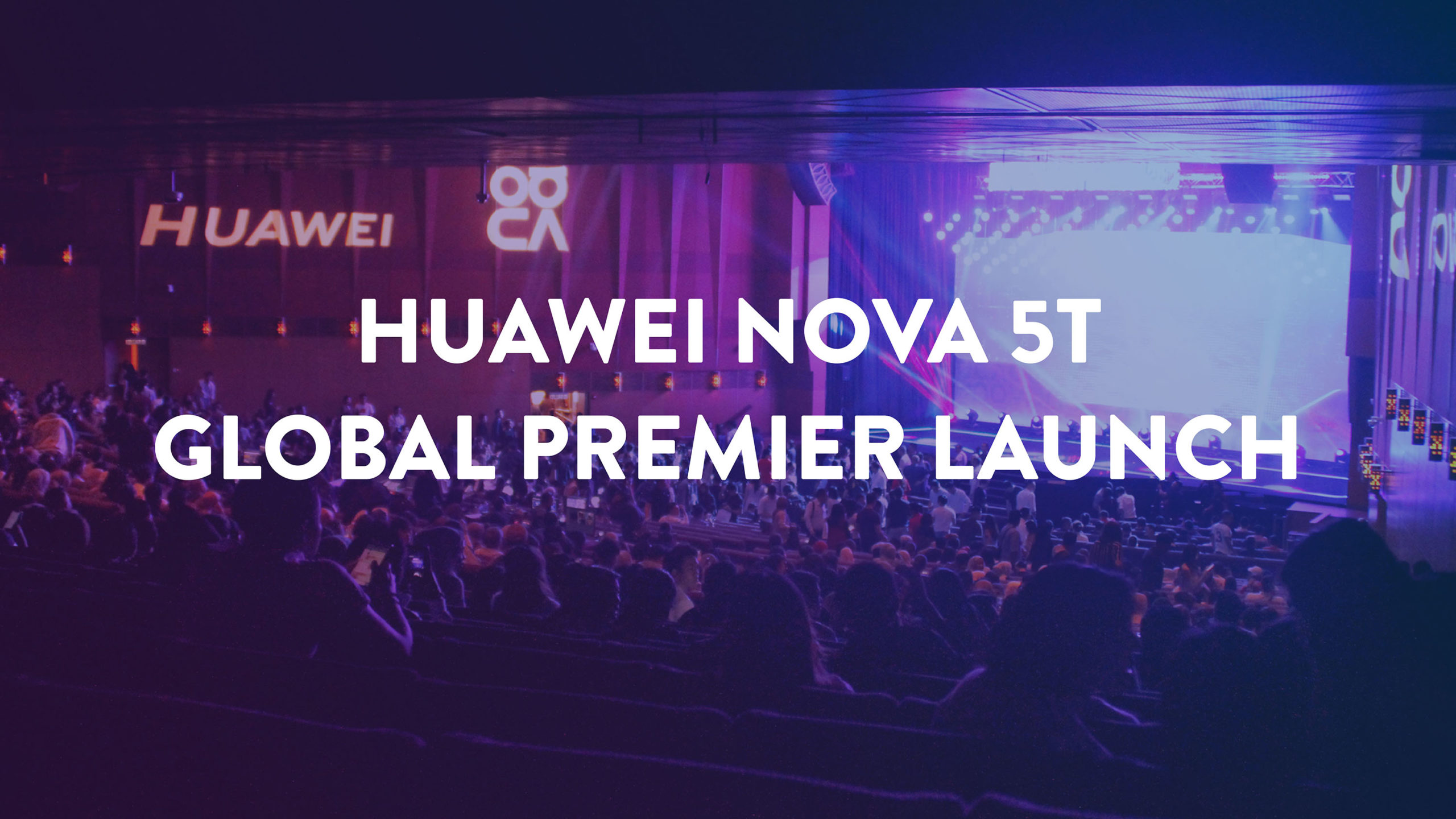 Huawei Nova 5t Global Premier Launch